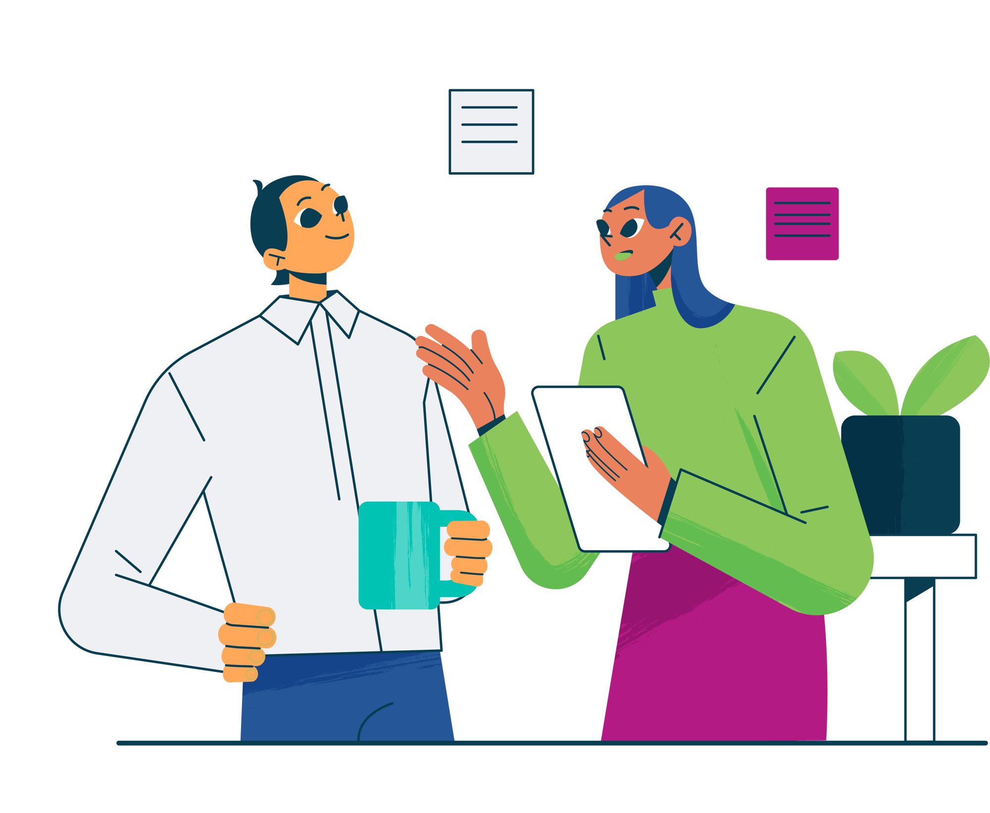 Nonstop_Illustrations_OfficeChat